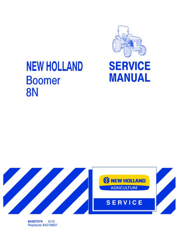 Unlock the full potential of your New Holland Boomer 8N Tractor with the comprehensive Service Manual (Part Number: 84307374). This PDF file is an essential resource for both seasoned mechanics and DIY enthusiasts, providing detailed instructions and insights to keep your tractor running smoothly.