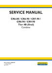 Unlock the full potential of your New Holland CR Series combine harvesters with the comprehensive Tier 4B (Final) Service Manual (Part No. 47865347) in PDF format. This essential guide provides detailed maintenance procedures, troubleshooting tips, and technical specifications tailored for models CR6.80, CR6.90, CR7.90, CR8.90, and CR9.90. Ensure optimal performance and longevity of your equipment with this user-friendly manual, designed to help you tackle any service challenge with confidence. Download 