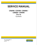 NEW HOLLAND CR6090, CR7090, CR8080, CR8090 AND CR9090 TIER 4A COMBINE SERVICE MANUAL - PDF