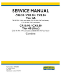 NEW HOLLAND CX8.80, CR10.90 AND CR8.90, CR9.90, CX8.90 TIER 4A COMBINE SERVICE MANUAL - PDF