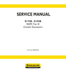 Unlock the full potential of your New Holland E175B and E195B machinery with the comprehensive ROPS Tier III Service Manual (Part Number: 84392407A). This PDF file is an essential resource for operators and technicians, providing detailed insights into maintenance, troubleshooting, and repair procedures tailored specifically for these models.