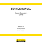 Unlock the full potential of your New Holland E265B with the comprehensive C Service Manual (N7DA26001) in PDF format. This essential guide provides detailed instructions, diagrams, and troubleshooting tips to ensure your equipment operates at peak performance. Whether you're a seasoned technician or a DIY enthusiast, this manual is designed to simplify maintenance and repairs, saving you time and money. Download your copy today and keep your machinery running smoothly!