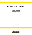 Discover the ultimate resource for maintaining your New Holland E265C and E305C Crawler Excavators with the comprehensive Service Manual (Part Number: 47357333A). This PDF file is designed to provide you with detailed insights into the operation, maintenance, and repair of your machinery, ensuring optimal performance and longevity.
