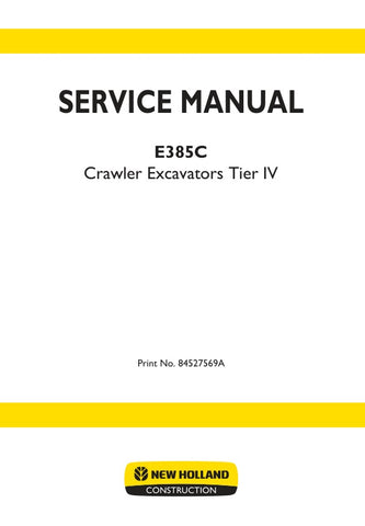 Unlock the full potential of your New Holland E385C Crawler Excavator with the comprehensive Service Manual (84527569A) in PDF format. This essential guide provides detailed instructions, troubleshooting tips, and maintenance procedures tailored specifically for Tier IV models, ensuring optimal performance and longevity of your equipment. With easy navigation and clear diagrams, this manual is an invaluable resource for operators and technicians alike, empowering you to tackle repairs and maintenance with 