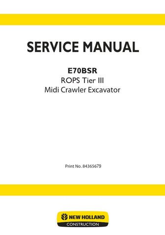 Unlock the full potential of your New Holland E70BSR ROPS (Tier III) with our comprehensive service manual, part number 84365679. This PDF file is designed to provide you with detailed insights and step-by-step instructions for maintenance and repairs, ensuring your equipment operates at peak performance.