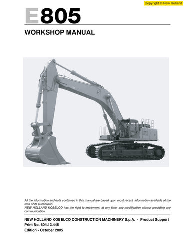 With easy navigation and a user-friendly layout, this PDF file allows you to quickly find the information you need, whether it's troubleshooting, routine maintenance, or repair procedures. Save time and reduce downtime with step-by-step guidance tailored specifically for the E805 model.