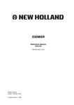 Discover the ultimate resource for your New Holland E80MSR Excavator with the comprehensive Workshop Manual (604.13.421) available in PDF format. This manual is meticulously designed to provide you with detailed insights into the operation, maintenance, and repair of your excavator, ensuring optimal performance and longevity.