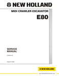 Discover the ultimate resource for maintaining your New Holland E80 Excavator with the comprehensive Service Manual (Part Number: 87360644). This PDF file is designed to provide you with detailed insights and step-by-step instructions, ensuring that you can perform repairs and maintenance with confidence.