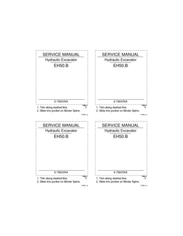 Discover the essential resource for maintaining your New Holland EH50.B Hydraulic Excavator with the comprehensive Service Manual (78600NA) available in PDF format. This manual is designed to provide you with detailed insights into the operation, maintenance, and repair of your excavator, ensuring optimal performance and longevity.