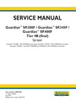 Discover the essential New Holland Guardian SP.300F, SP.345F, SP.400F Tier 4B (Final) Sprayer Service Manual, designed to keep your equipment running smoothly and efficiently. This comprehensive PDF file provides detailed insights into maintenance, troubleshooting, and repair procedures, ensuring you have the knowledge needed to maximize the performance of your sprayer.
