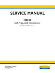 Discover the ultimate resource for maintaining your New Holland H8040 Self-Propelled Windrower with our comprehensive Service Manual (Part Number: 47487694). This PDF file is designed to provide you with detailed instructions, diagrams, and troubleshooting tips to ensure your equipment operates at peak performance.