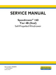 Unlock the full potential of your New Holland Speedrower 160 Tier 4B with our comprehensive Service Manual (Part No. 47824873). This PDF file is an essential resource for operators and technicians alike, providing detailed insights into maintenance, troubleshooting, and repair procedures tailored specifically for your self-propelled windrower.