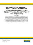 Unlock the full potential of your New Holland T4 series tractors with the comprehensive Tier 4A (Interim) Service Manual (51430128). This PDF file is an essential resource for owners of T4.80F, T4.80V, T4.90F, T4.90V, T4.100F, T4.100V, T4.110F, and T4.110V models, providing detailed maintenance guidelines, troubleshooting tips, and repair procedures. Ensure your tractor operates at peak performance and longevity with this expertly crafted manual, designed to help you tackle any service challenge with 