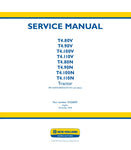 Unlock the full potential of your New Holland T4 series tractors with the comprehensive Service Manual (51526007) available in PDF format. This essential guide covers models T4.80V, T4.90V, T4.100V, T4.110V, T4.80N, T4.90N, T4.100N, and T4.110N, providing detailed instructions for maintenance, troubleshooting, and repairs. With easy-to-follow diagrams and expert tips, this manual ensures you can keep your equipment running smoothly and efficiently, maximizing productivity on your farm or job site. Don't 