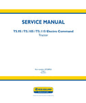 Unlock the full potential of your New Holland T5.95, T5.105, and T5.115 Electro Command tractors with the comprehensive service manual (part number 47538922). This PDF file is an essential resource for both seasoned professionals and DIY enthusiasts, providing detailed insights into maintenance, troubleshooting, and repair procedures tailored specifically for your tractor model.