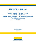 Unlock the full potential of your New Holland T6 series tractors with the comprehensive Service Manual (Part Number: 47665859). This PDF file is an essential resource for owners of T6.120, T6.140, T6.150, T6.155, T6.160, T6.165, and T6.175 models, providing detailed insights into maintenance, troubleshooting, and repair procedures