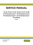  Unlock the full potential of your New Holland T6 series tractors with the comprehensive Autocommand Tier 4B (Final) Service Manual (PDF file) for models T6.125, T6.145, T6.155, T6.165, T6.175, and T6.180. This essential resource provides detailed insights into maintenance, troubleshooting, and repair procedures, ensuring your equipment operates at peak performance. With easy navigation and clear illustrations, this manual is designed for both seasoned professionals and DIY enthusiasts, making it an invalua