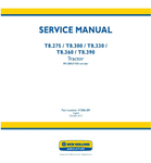 NEW HOLLAND T8.275, T8.300, T8.330, T8.360 AND T8.390 TRACTOR SERVICE MANUAL - PDF