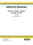 NEW HOLLAND T8.275, T8.300, T8.330, T8.360 AND T8.390 TRACTOR SERVICE MANUAL - PDF