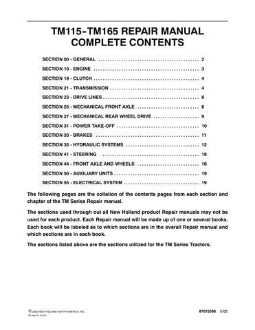 Inside this manual, you'll find step-by-step guidance on troubleshooting, maintenance, and repair procedures tailored specifically for your tractor model. With clear diagrams and easy-to-follow instructions, you can save time and money by tackling repairs yourself, keeping your machinery in peak condition for optimal performance.
