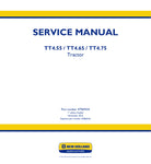 Unlock the full potential of your New Holland TT4.55, TT4.65, and TT4.75 tractors with the comprehensive Service Manual (Part No. 47969434). This PDF file is an essential resource for both seasoned mechanics and DIY enthusiasts, providing detailed insights into maintenance, troubleshooting, and repair procedures tailored specifically for these models.