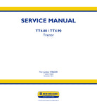 Unlock the full potential of your New Holland TT4.80 and TT4.90 tractors with the comprehensive Service Manual (Part Number: 47866580). This PDF file is an essential resource for both seasoned mechanics and DIY enthusiasts, providing detailed insights into maintenance, troubleshooting, and repair procedures tailored specifically for these models.