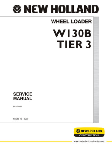 Unlock the full potential of your New Holland W130B Wheel Loader with the comprehensive Service Manual (Part Number: 84249884). This PDF file is an essential resource for operators and technicians alike, providing detailed insights into maintenance, troubleshooting, and repair procedures tailored specifically for Tier 3 models.