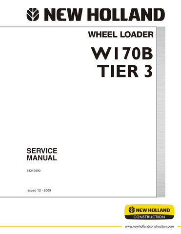 Discover the ultimate resource for maintaining your New Holland W170B Wheel Loader with our comprehensive Service Manual (Part Number: 84249890). This PDF file is designed to provide you with detailed insights and step-by-step instructions, ensuring that you can perform repairs and maintenance with confidence and precision.