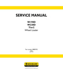 Discover the ultimate resource for maintaining your New Holland W190D and W230D Wheel Loaders with the comprehensive Service Manual (48083745). This PDF file is designed to provide you with detailed insights and step-by-step instructions, ensuring that you can perform repairs and maintenance with confidence.