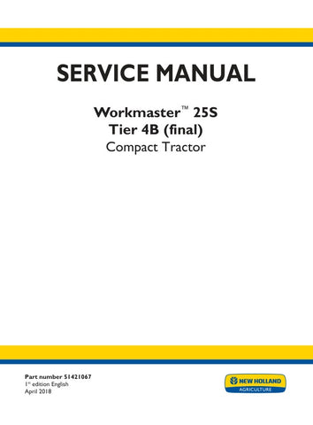 Unlock the full potential of your New Holland Workmaster 25S with the comprehensive Tier 4B (Final) Service Manual (51421067) in PDF format. This essential guide provides detailed maintenance procedures, troubleshooting tips, and specifications to ensure your equipment operates at peak performance. With easy navigation and clear illustrations, you'll have the knowledge you need to keep your tractor running smoothly and efficiently. Invest in this invaluable resource today and enhance the longevity and relia