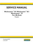Unlock the full potential of your New Holland Workmaster 50, 60, and 70 Tier 4B (Final) tractor with the comprehensive service manual (part number 47866583) in PDF format. This essential guide provides detailed maintenance procedures, troubleshooting tips, and specifications to ensure your tractor operates at peak performance. With easy navigation and clear illustrations, you'll have the knowledge to tackle repairs and upkeep efficiently, saving you time and money. Invest in this invaluable resource today a