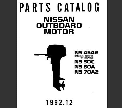 Discover the ultimate resource for maintaining and repairing your Nissan outboard motors with the 1992 NS45A2, NS50C, NS60A, and NS70A2 Parts Catalog Manual. This comprehensive PDF file is designed to provide you with detailed diagrams, part numbers, and specifications, ensuring you have everything you need at your fingertips.
