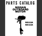 Discover the ultimate resource for maintaining your Nissan 1996 NS2.5A and NS3.5A outboard motors with our comprehensive Parts Catalog Manual. This PDF file is meticulously designed to provide you with detailed diagrams, part numbers, and specifications, ensuring you have everything you need for efficient repairs and maintenance.
