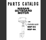 Discover the ultimate resource for maintaining your Nissan 1999 NSF5A and NSF4A 4-stroke outboard motors with our comprehensive Parts Catalog Manual. This PDF file is meticulously organized to provide you with detailed diagrams and part numbers, ensuring you can easily identify and order the components you need for optimal performance.