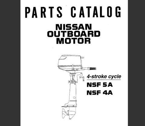 Discover the ultimate resource for maintaining your Nissan 1999 NSF5A and NSF4A 4-stroke outboard motors with our comprehensive Parts Catalog Manual. This PDF file is meticulously organized to provide you with detailed diagrams and part numbers, ensuring you can easily identify and order the components you need for optimal performance.