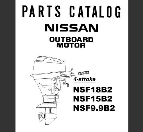 Discover the ultimate resource for maintaining your Nissan 2004 NSF18B2, NSF15B2, and NSF9.9B2 4-stroke outboard motors with our comprehensive Parts Catalog Manual. This PDF file is meticulously designed to provide you with detailed diagrams, part numbers, and specifications, ensuring you have everything you need for efficient repairs and maintenance.