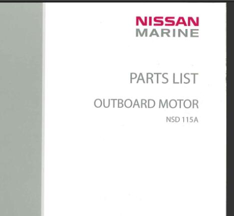 Discover the ultimate resource for maintaining your Nissan 2006 NSD115A Outboard Motor with our comprehensive Parts Catalog Manual. This PDF file is designed to provide you with detailed diagrams and part numbers, ensuring you can easily identify and order the components you need for optimal performance.