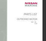 Discover the ultimate resource for maintaining your Nissan 2006 NSF2A and NSF3.5A outboard motors with our comprehensive Parts Catalog Manual. This PDF file is meticulously organized to provide you with detailed diagrams, part numbers, and specifications, ensuring you have everything you need at your fingertips.