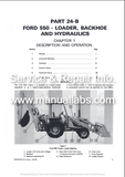 New Holland 2000, 3000, 3400, 3500, 3550 Tractor Repair Manual 