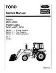 This New Holland PDF file is a comprehensive repair manual for 250C, 260C, 345D, 445D, and 545D tractors. Get access to the knowledge you need to maintain and repair your machinery with this easy-to-use, detailed guide. Keep your tractor performing at its best with this detailed manual.
