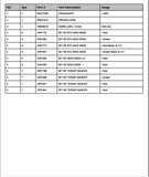 New Holland B002 Engine Parts Manual 