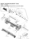 New Holland BR7060 Round Baler Parts Catalogue Manual - PDF File Download