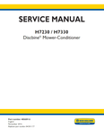New Holland Discbine Mower-Conditioner H7230, H7330 Service Manual 48068916