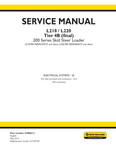 New Holland L218, L220 Tier 4B (final) 200 Series Skid Steer Loader Manual