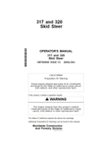 John Deere 317, 320 Skid Steer Loader Operator's Manual OMT205050 - PDF File Download