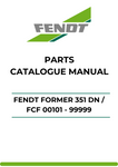 Discover the ultimate resource for your Fendt Former 351 DN with our comprehensive Parts Catalog Manual. This PDF file provides detailed diagrams and part numbers, ensuring you have everything you need for efficient maintenance and repairs.