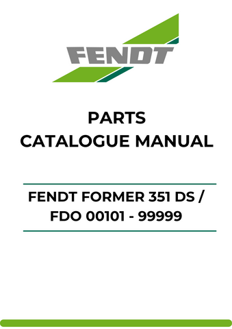 Discover the ultimate resource for your Fendt Former 351 DS with our comprehensive Parts Catalog Manual. This PDF file is meticulously designed to provide you with detailed information on every component, ensuring you have the right parts at your fingertips for efficient maintenance and repairs.