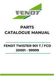 Discover the ultimate resource for your Fendt Twister 901 T with our comprehensive Parts Catalog Manual. This PDF file is meticulously designed to provide you with detailed information on parts ranging from FCD 20001 to 99999, ensuring you have everything you need at your fingertips.