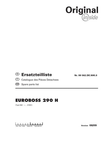 Discover the essential POTTINGER AGRICULTURAL EUROBOSS 290 H Parts Catalog Manual, designed specifically for efficient maintenance and repair of your Euroboss 290 H model. This comprehensive DPFF file provides detailed diagrams and part numbers, ensuring you have all the information needed to keep your equipment running smoothly.