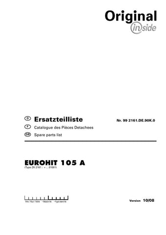 Discover the POTTINGER AGRICULTURAL EUROHIT 105 Parts Catalog Manual, a comprehensive PDF resource designed for farmers and agricultural professionals. 